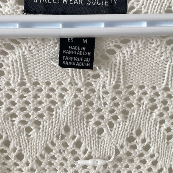 Streetwear Society Other - Streetwear Society Cream Knit Sweater